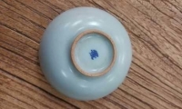 问鼎汝瓷早期鼎字款平口杯